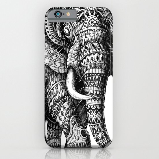 Ornate Elephant v.2 iPhone & iPod Case