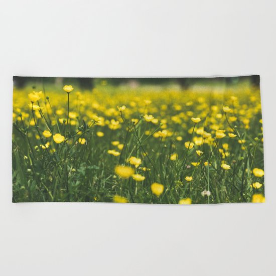 Build Me Up Buttercup Beach Towel
