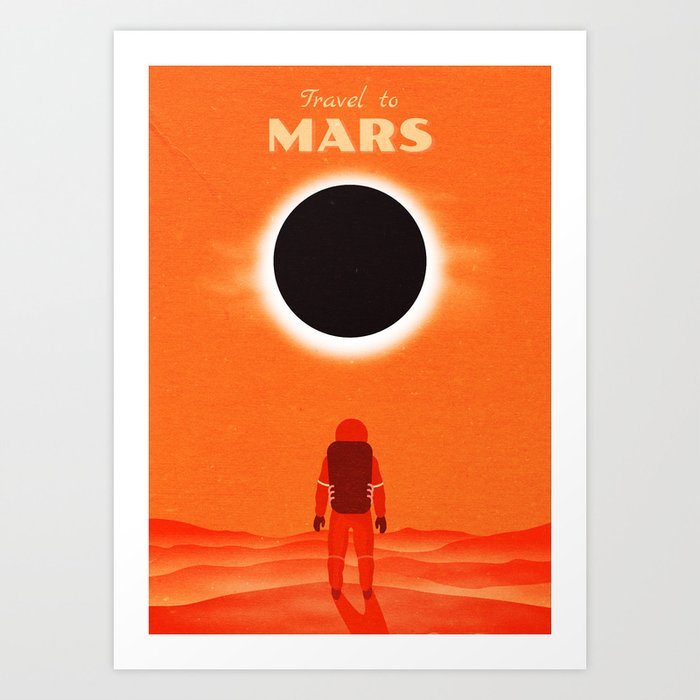 Entdecke jetzt das Motiv MARS TRAVEL von Andreas Lie als Poster bei TOPPOSTER