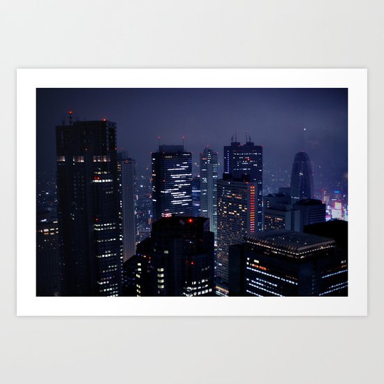 Lost in Translation - Tokyo Blues (II) Art Print