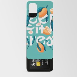 Keep it fresh lettering illustration with lemons VECTOR Android Card Case