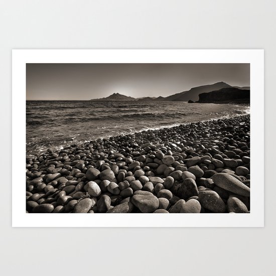 Carnaje Beach Art Print