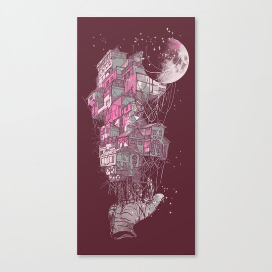 Whole world in his hands Canvas Print