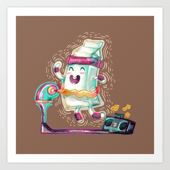 Milkshake Art Print