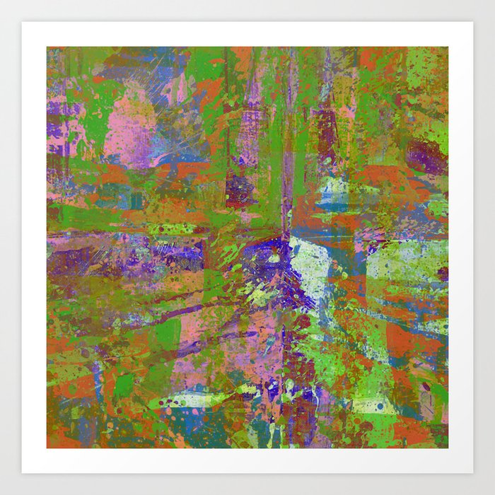 Abstract Thoughts Art Print