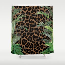 Jungle Leopard Shower Curtain