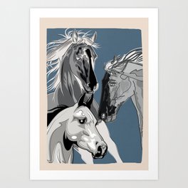 Horses 5 Art Print