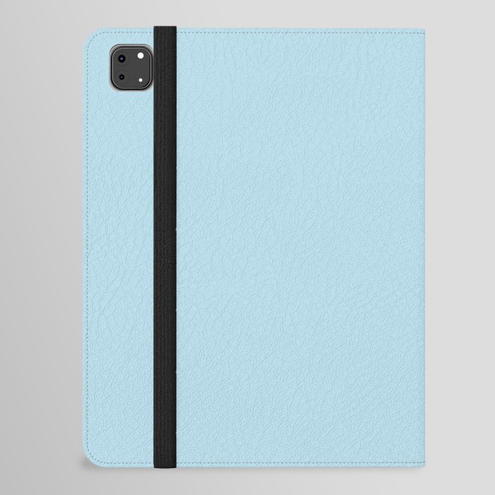 Azure Sky pale blue pastel solid color modern abstract pattern  iPad Folio Case