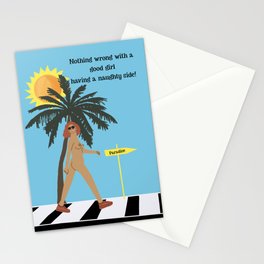 Naughty Girl Stationery Cards
