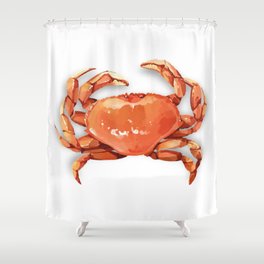 The Crab Shower Curtain