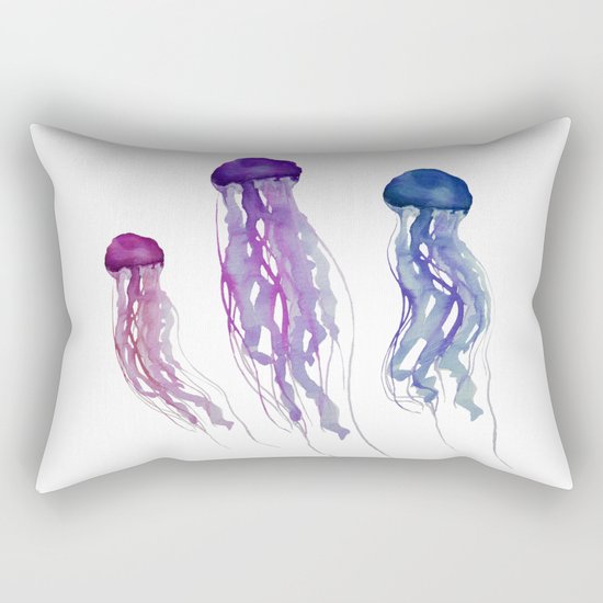 Jellyfish Rectangular Pillow