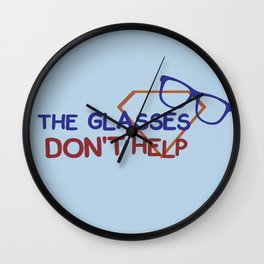 The glasses don't help. Wall Clock | Karazorel, Text, Maggiesawyer, Superhero, Quotes, Supergirl, Fun, Quote, Karadanvers, Heroes 