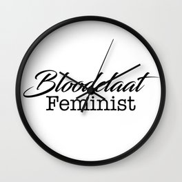 Bloodclaat Feminist Wall Clock
