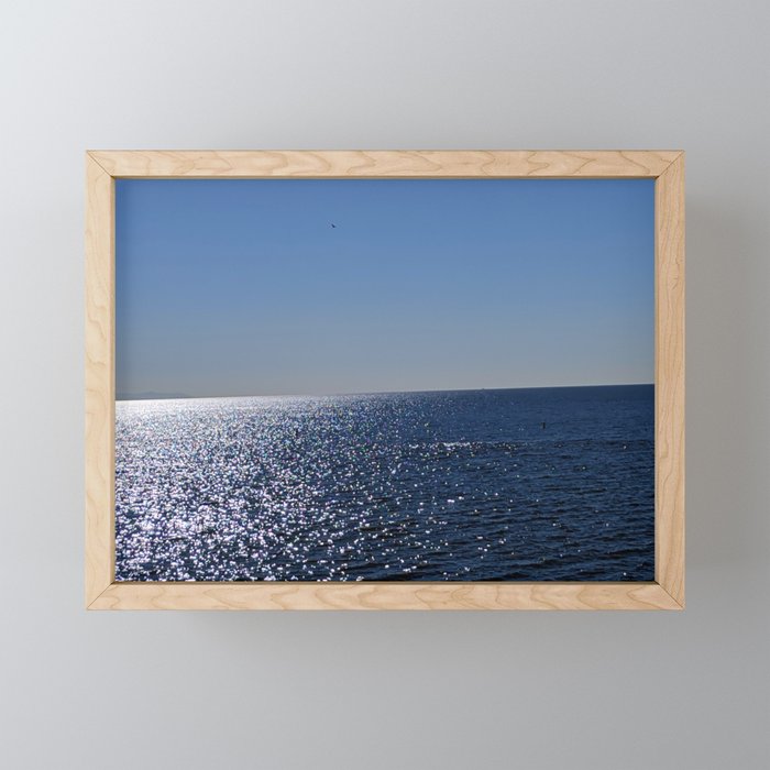 Sunset Malibu  Framed Mini Art Print