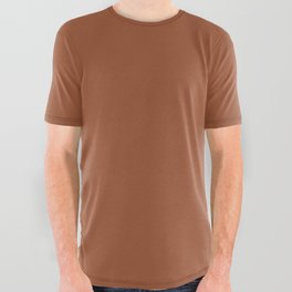 Rosy Boa Constrictor Brown All Over Graphic Tee