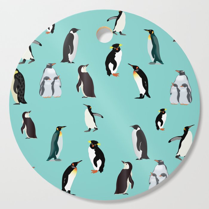 Penguin Pattern3 Cutting Board