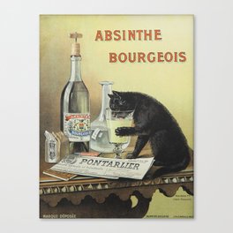 Vintage poster - Absinthe Bourgeois Canvas Print
