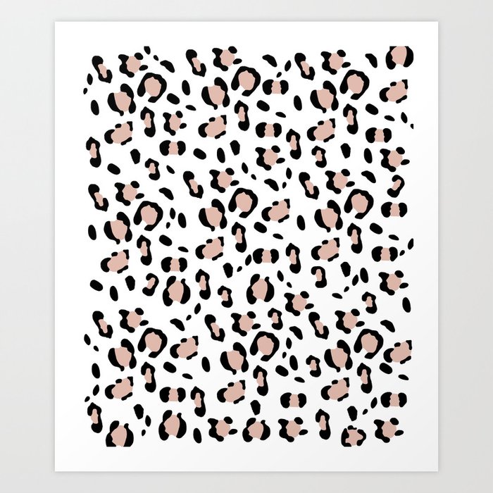 Leopard Animal Print Glam #13 #pattern #decor #art #society6 Art Print
