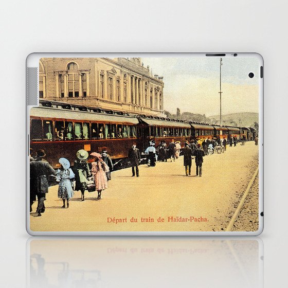 1900s Haydarpasa railroad station, train Laptop & iPad Skin