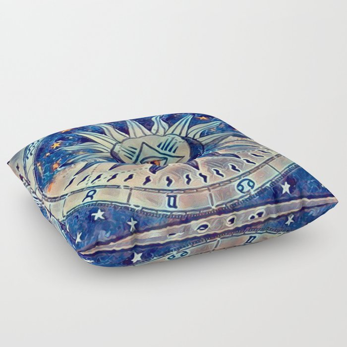Tarot Moon Card Acrylic Floor Pillow