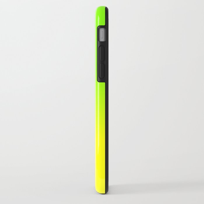 Neon Green and Neon Yellow Ombré Shade Color Fade iPhone ...
