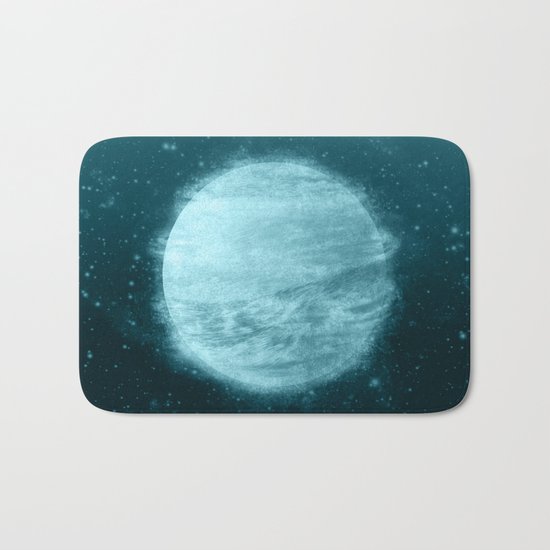 Ice Planet Bath Mat