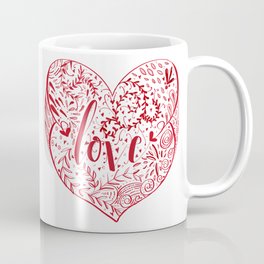 Heart Doodles of Love Coffee Mug