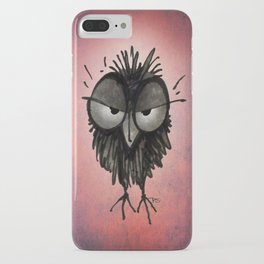 Grumpy Owl iPhone Case