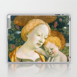Madonna and Child by Domenico Veneziano, 15th Century Laptop Skin