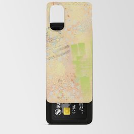 Mixed media orange green music Android Card Case