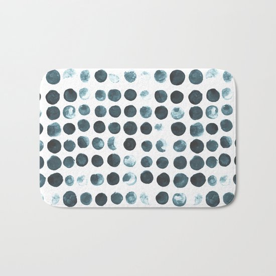Faded dots Bath Mat