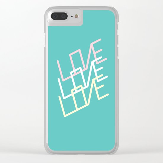 Love Clear iPhone Case