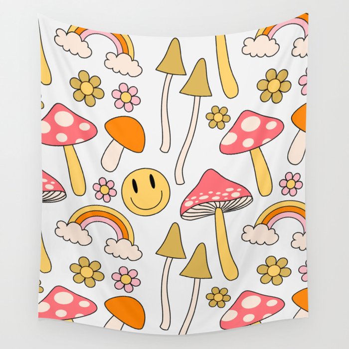 Funny Autumanl Set Wall Tapestry
