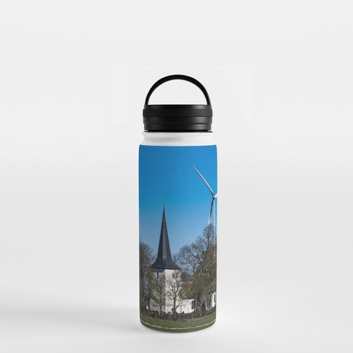 God and wind Water Bottle