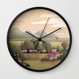 Wild and free Wall Clock