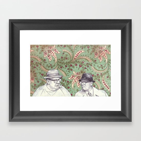 Old Men Framed Art Print