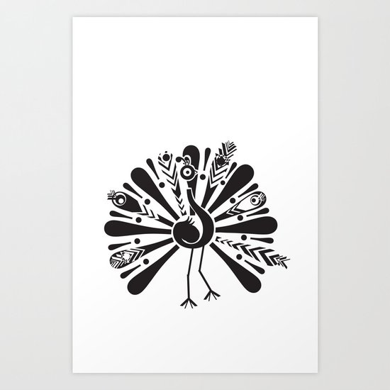 p bird Art Print