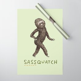 Sassquatch Wrapping Paper