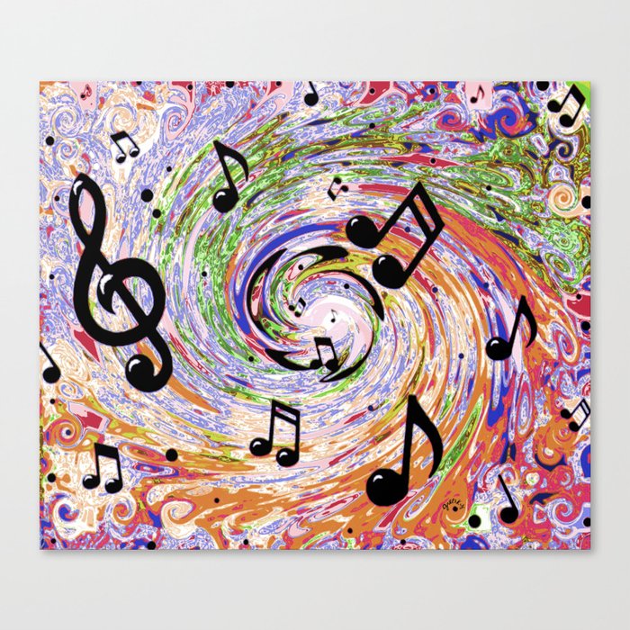 trippy music notes