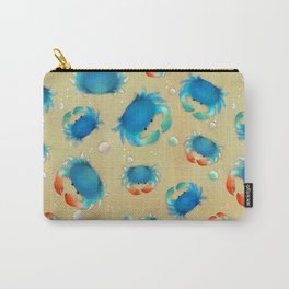 Blue Crabs on the Beach Carry-All Pouch