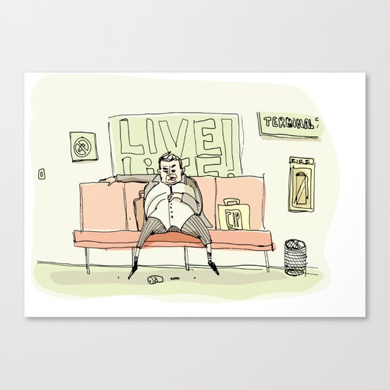 Live Life Canvas Print