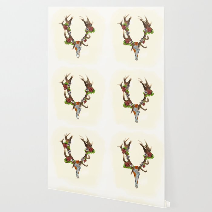 The Red Stag Wallpaper By Awanderingsoul Society6