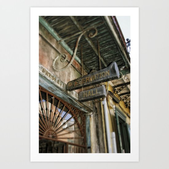 Preservation Hall Art Print