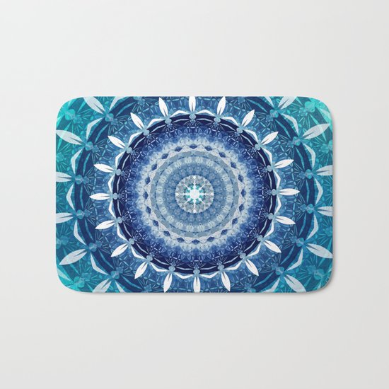 Absolute Zero Mandala Bath Mat