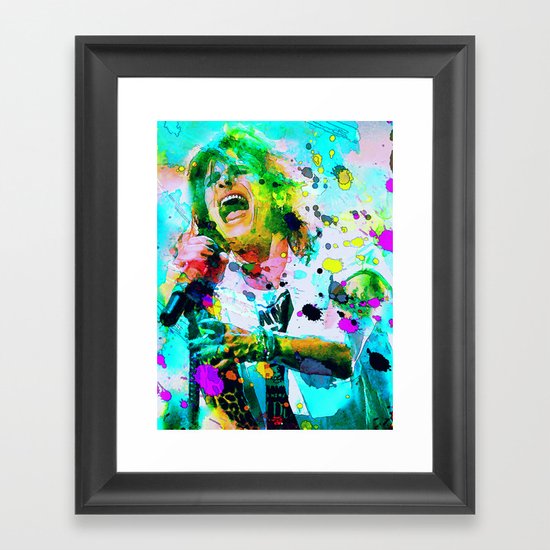 Steven Tyler Framed Art Print