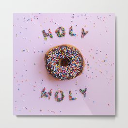 Holy Moly Donut Metal Print