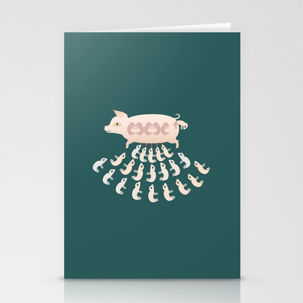 Pig Stationery Cards