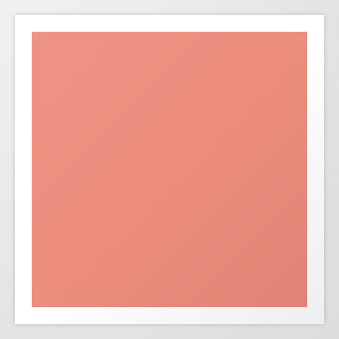 Muted coral. Kunstdrucke Muted coral. Kunstdrucke
