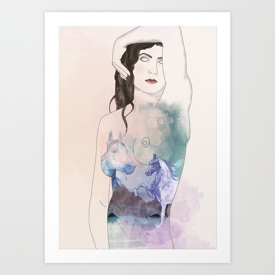 Good girls Art Print