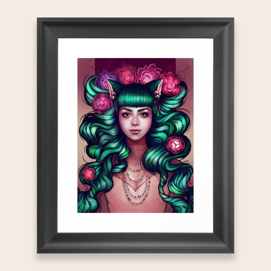Delilah Framed Art Print